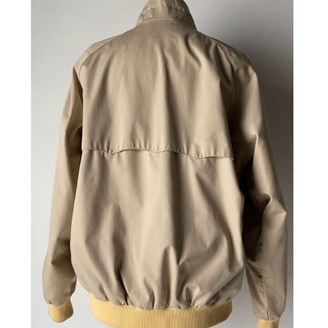 LACOSTE ラコステ (IZOD LACOSTE  アイゾッド ラコステ) スイングトップ 70s 80s ヴィンテージ コットンブルゾン  ラグランスリーブ   ベージュ/ライトイエロー