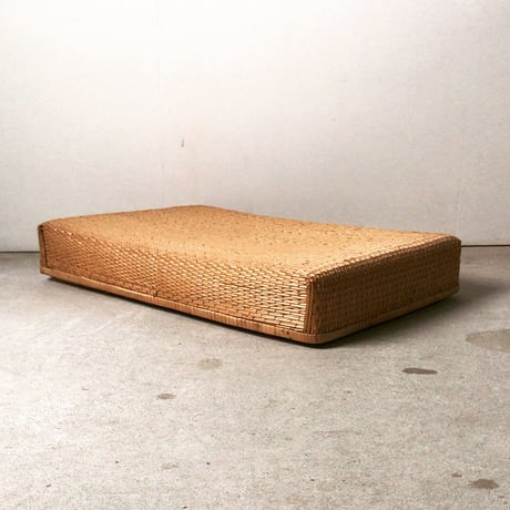 柳行李 平箱 62cm   衣装箱 端切れ入れ 道具箱  手仕事 工芸品 民藝 柳編み 城崎郡柳行李