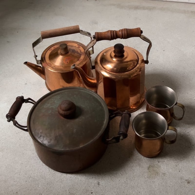 Old COPPER100 HOMEWARE 新光金属 コッパー100 ホームウェア 純銅ヴィ