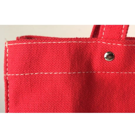 MAISON CANVVAS   メゾン キャンバス   GERMANY CANVAS POKET TOTE  ジャーマニーキャンバスポケットトートS  赤  中古美品
