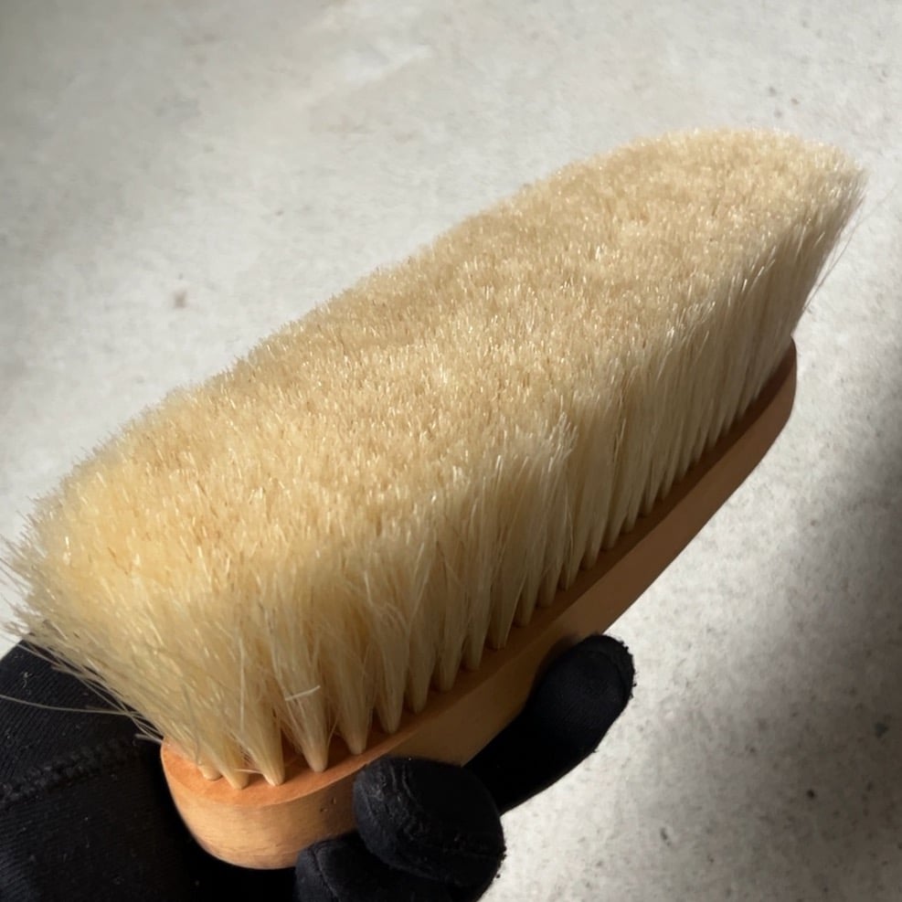 ブラシの平野　手植え　水雷型　ブラシ　極美品 ブラシの平野 手植え 水雷型 ブラシ 極美品 洋服ブラシ 手植え水雷型