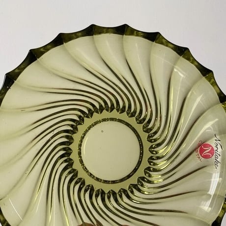 Noritake ノリタケ　オールドノリタケ ヤングカラー ガラス器(グラスと深皿と平皿)各5脚 計15点セット  ヴィンテージガラス器  デッドストック完品
