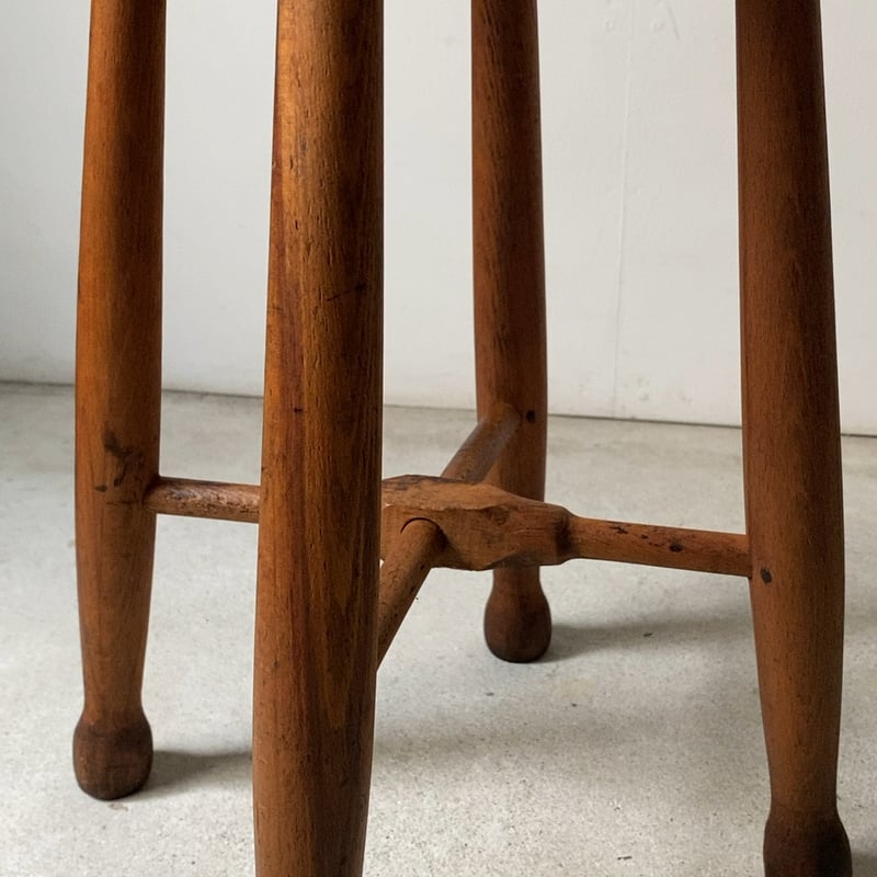 希少　レア製品　アンティーク 広島博永家具 木製スツール 希少 レア製品 アンティーク 広島博永家具 木製スツール 希少
