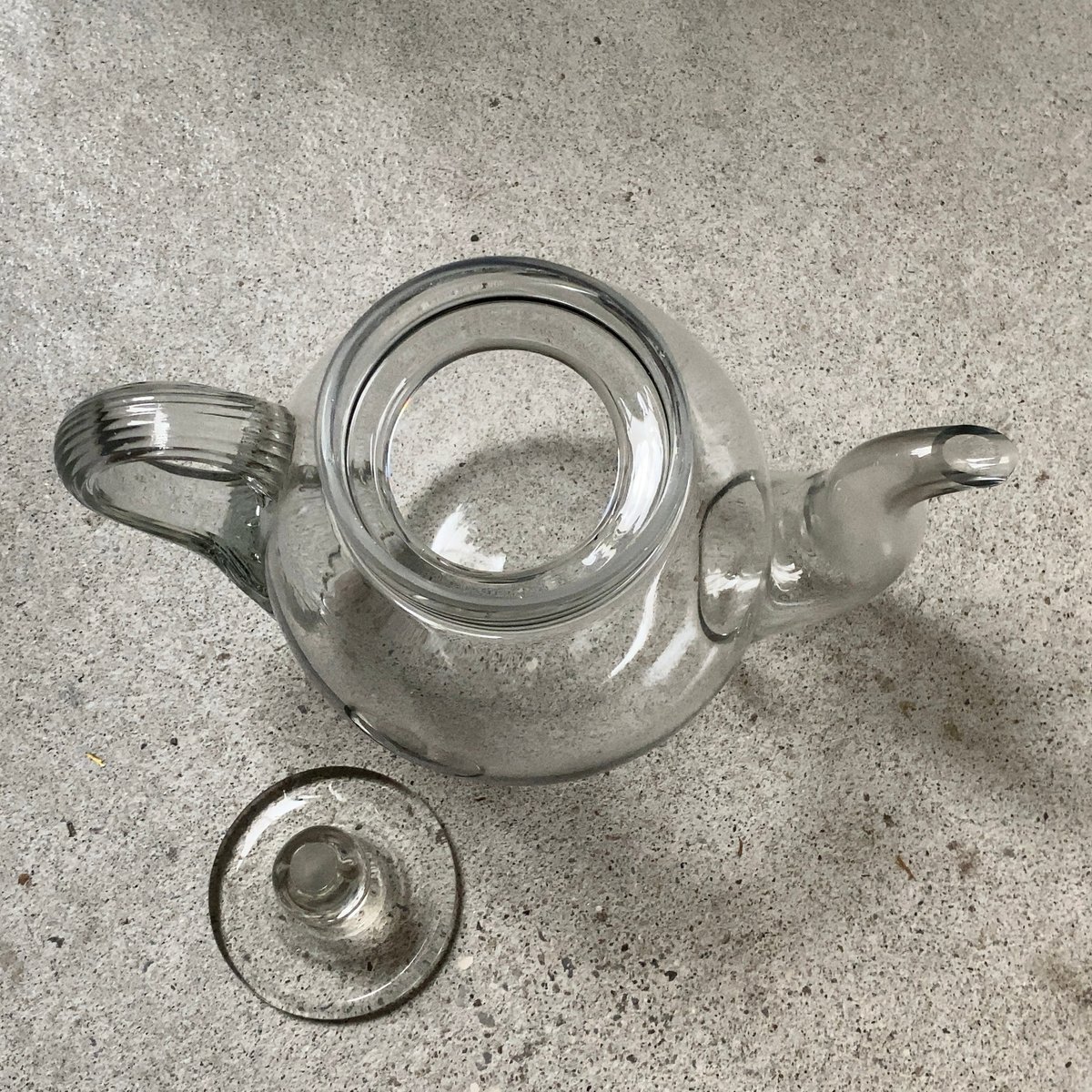 アンティーク ガラスポット 明治 大正期 古硝子 オールドクラフト 古い