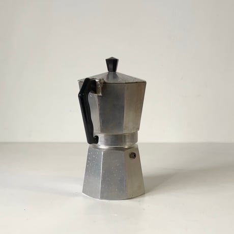 BIALETTI ビアレッティ モカエキスプレス 3カップ 直火式 コーヒーメーカー エスプレッソメーカー マキネッタ 永久定番 1977年製 ヴィンテージ クルジナッロ工場製 下段マーク 中古良品