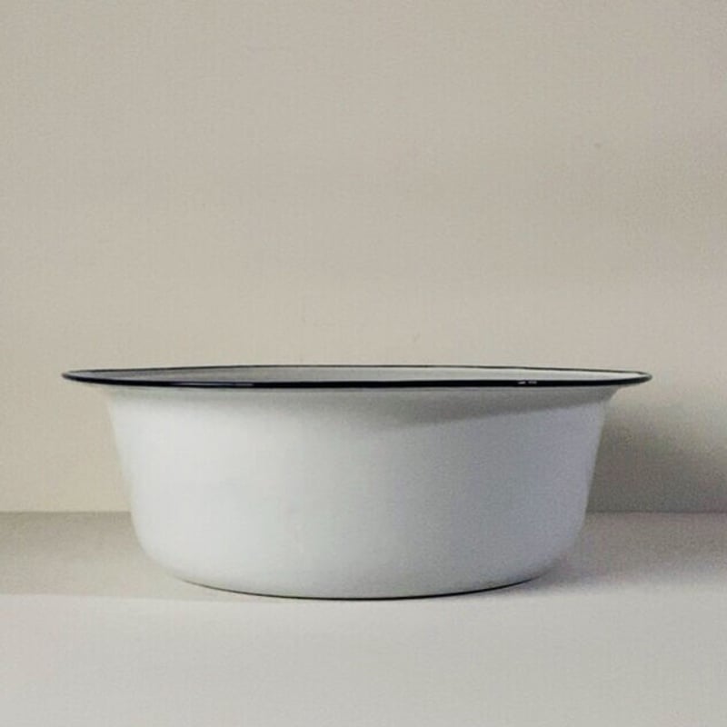 KIYOSU enameled ware キヨス ホーロー 洗面桶 36cm 大きめの