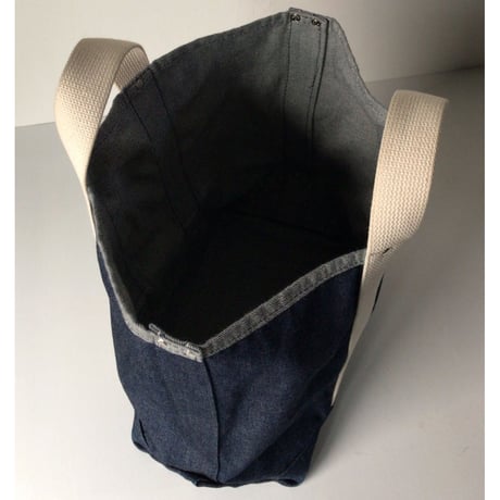 MASTER&Co.(マスターアンドコー) コットントートバッグ デニム  RAIL MAN BAG  レイルマンバッグ  ミディアム MC830  中古美品
