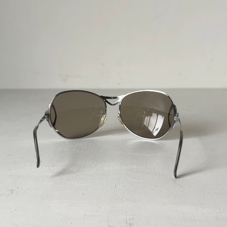 Christian Dior クリスチャンディオール D59　サングラス シルバーフレーム アイウェア 眼鏡 メガネ オールドディオール ヴィンテージ ケース付き 中古良品