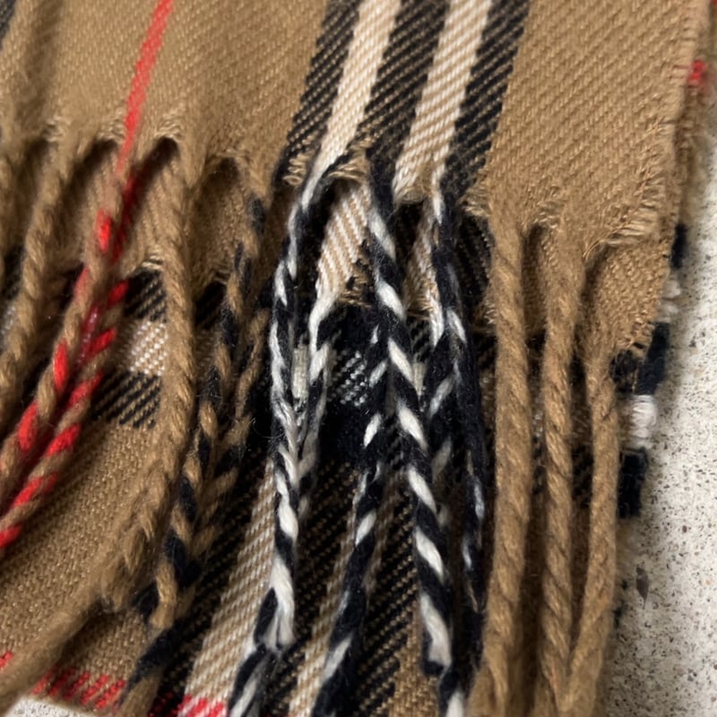 BURBERRYS バーバリーズ LAMBSWOOL 100% ラムウール マフラー BURBERRYS バーバリーズ LAMBSWOOL 100% ラムウール マフラー