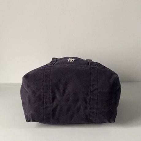 POLO RALPH LAUREN ポロ ラルフローレン 2021年製 キャンバストートバッグ ヘビーオンス レザーワッシャー銅リベット USED
