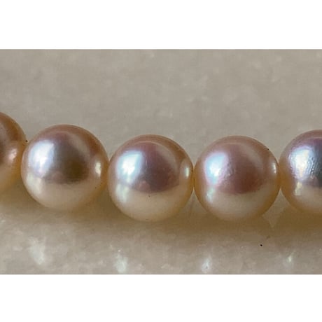 MIKIMOTO  オールドミキモト 本パールネックレス 約6mm玉 真珠/銀 シルバー 全長41cm  ヴィンテージパール
