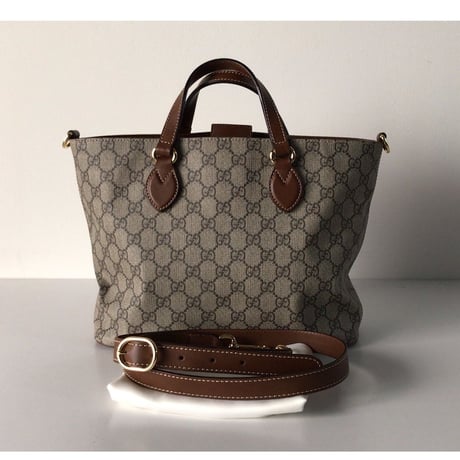 GUCCI グッチ  GGスプリーム  コーティングキャンバス  2way ハンドバッグ  2018年製品    ミニトート  473887  中古極美品【ゴバツールズ】