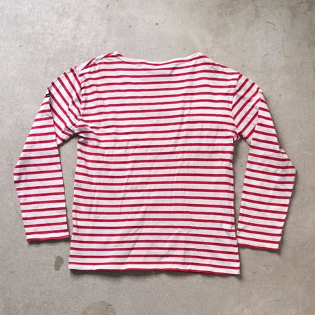 80s St James ヴィンテージ セントジェームス モーレ 旧タグ 赤/白 ボートネックsize T3〜T4 フランス製 made in france
