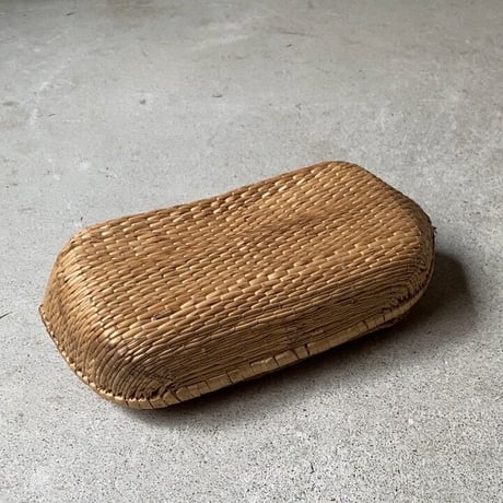 小さい柳行李 22cm  古い飯行李  おむすび箱  お弁当箱  ヴィンテージクラフト  昭和期