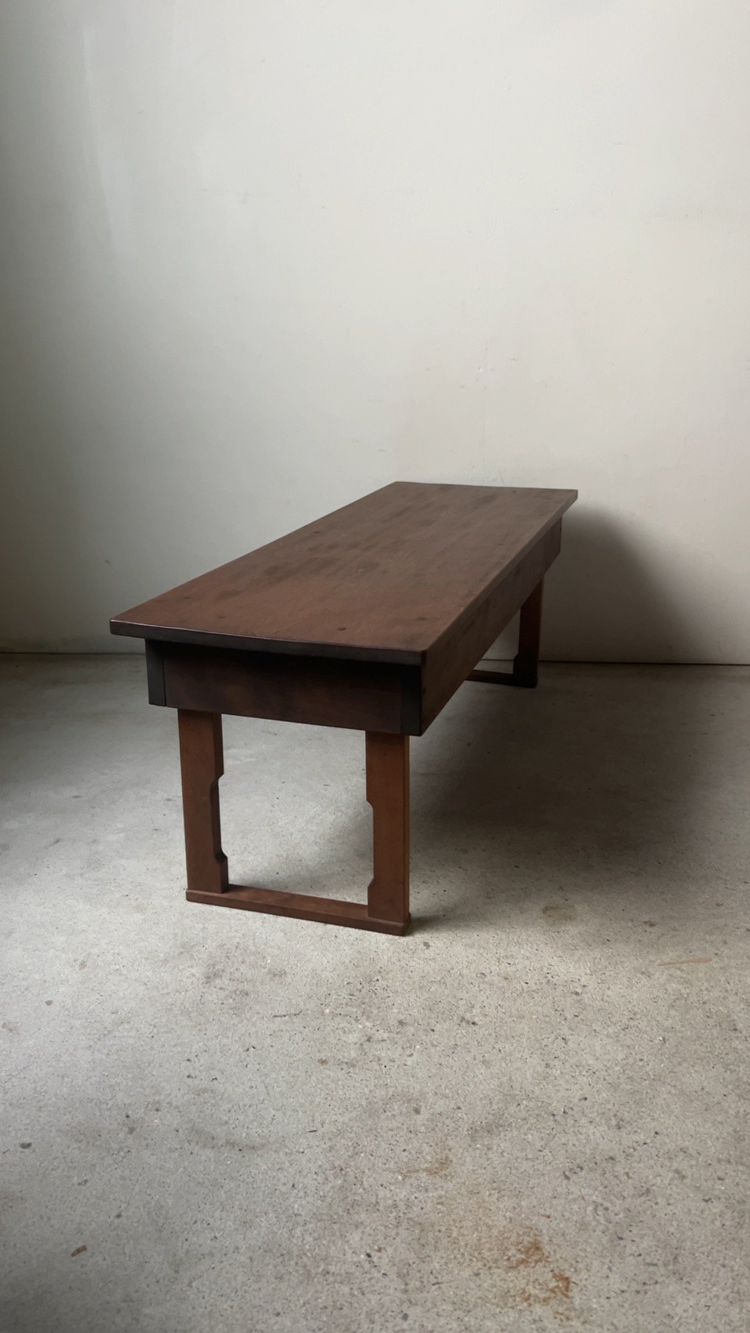 ちゃぶ台幅96㎝木製アンティーク