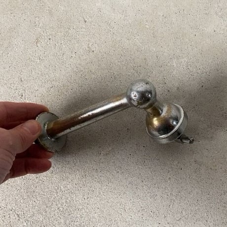 ヴィンテージシャワー蛇口 ネジ式開閉 節水 インテリア小物 真鍮パーツ 古道具