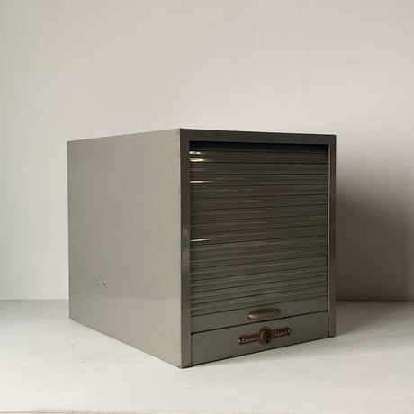 Eureka Steel (ユーレカスチール) ヴィンテージシャッター小引き出し 5杯 引出し グレースチール インダストリアル ジャパンヴィンテージ 鍵有り 完品範疇
