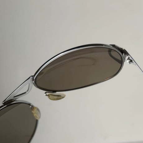 Christian Dior クリスチャンディオール D59　サングラス シルバーフレーム アイウェア 眼鏡 メガネ オールドディオール ヴィンテージ ケース付き 中古良品