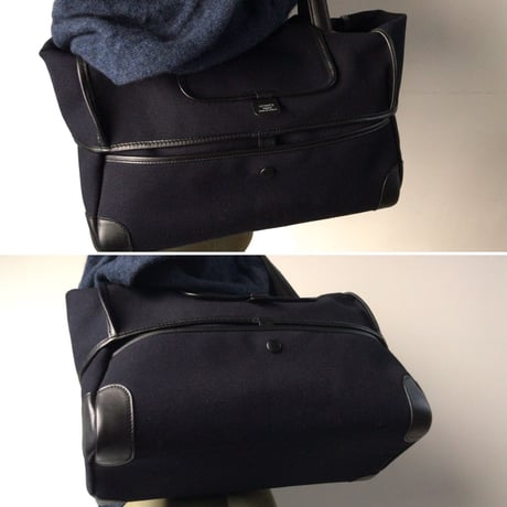 HERMES エルメス  パスパス 35 マリン (ダークネイビー) □R刻印トワルゴエラン/ヴォー バレニア トートバッグ 2way仕様  中古極美品