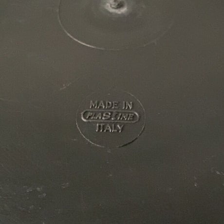 FOB COOP フォブコープ 取り扱い品 Plastime社製 蓋付大きいポリバケツ 50L made in italy イタリア製ダストボックス 黒 ノワール 中古美品　※グラス2客プレゼント付