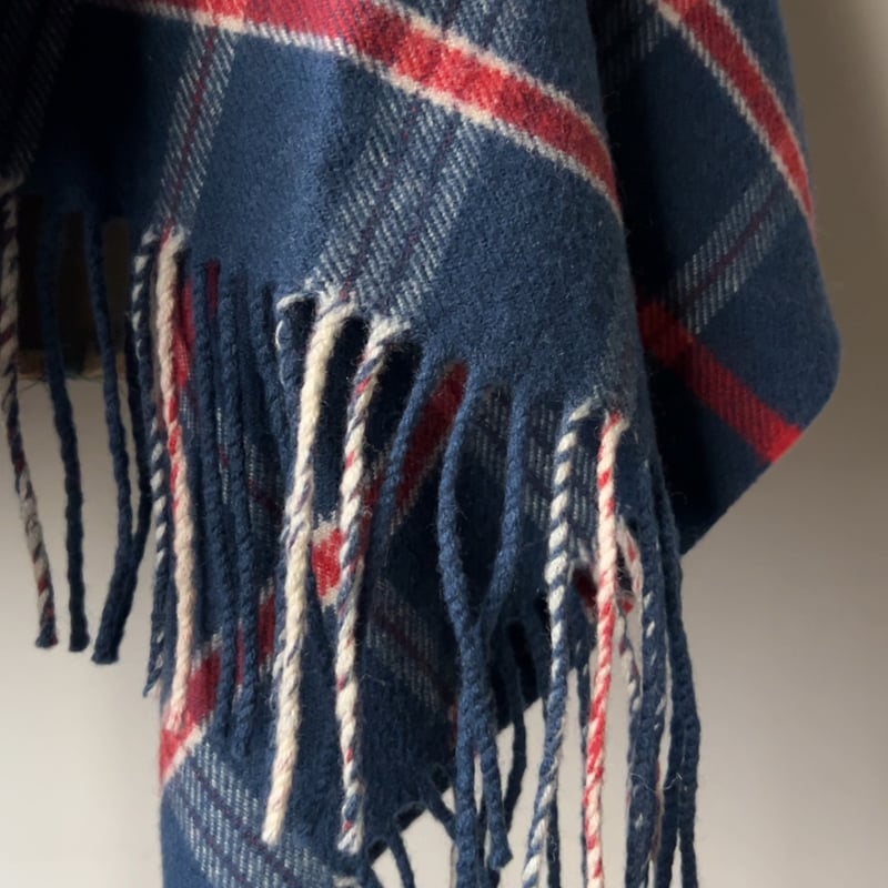 RALPH LAUREN ラルフローレン チェック柄 大判ストール ウール RALPH LAUREN ラルフローレン チェック柄 大判ストール ウール