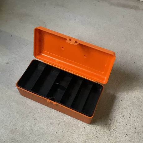 RUBICON オールドルビコン 小さなタックルボックス ルアーボックス 釣り具入れ  1970年代 ヴィンテージツールボックス 工具箱 トレーあり 良品
