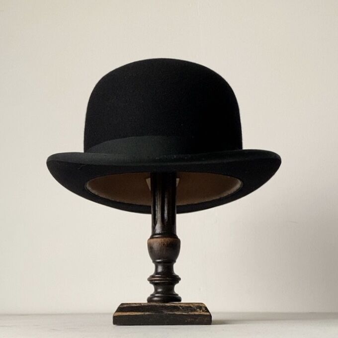 vintage ビンテージ シルクハット 帽子 黒 三越 57 vintage ビンテージ シルクハット 帽子 黒 三越 57