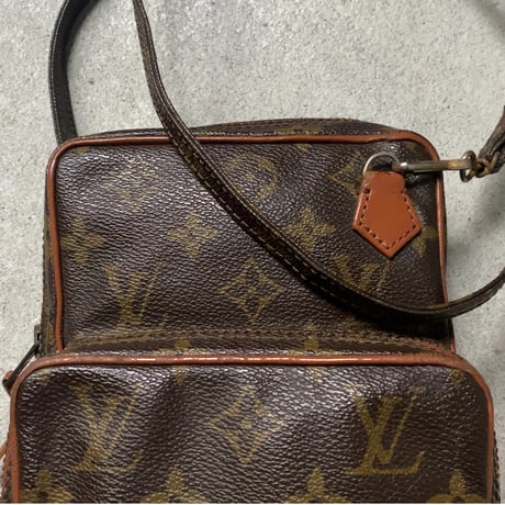 LOUIS VUITTON  ルイヴィトン ミニアマゾン  旧アマゾン  モノグラム  エクレールファスナー レザー摘み付  1970年代  ヴィンテージヴィトン オールドヴィトン 中古美品