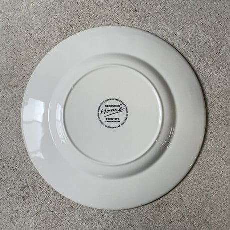 WEDGWOOD ウェッジウッド フェスティビティ(1枚の価格) プレート 27cm アイボリー 90sヴィンテージ イギリス製 made in england   ストック41枚