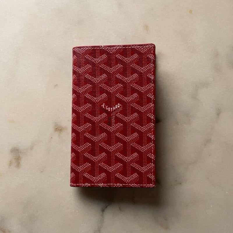 GOYARD ゴヤール 手帳カバー ルージュ 赤 ボルドー CAMBONPMLTY02