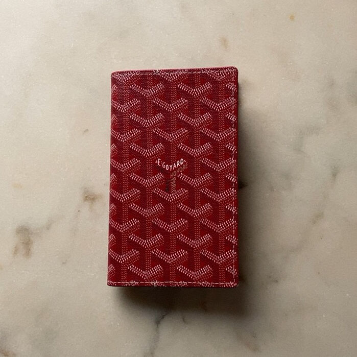 【美品】ゴヤール GOYARD 手帳カバー アジェンダ ボルドー 赤 original