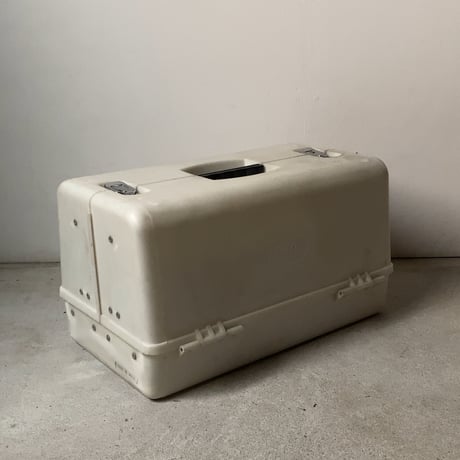 KTC  ケーティーシー  オールドツールボックス  白/黒  両開き  古い工具箱 ヴィンテージボックス  グッドカラーグッドエイジング