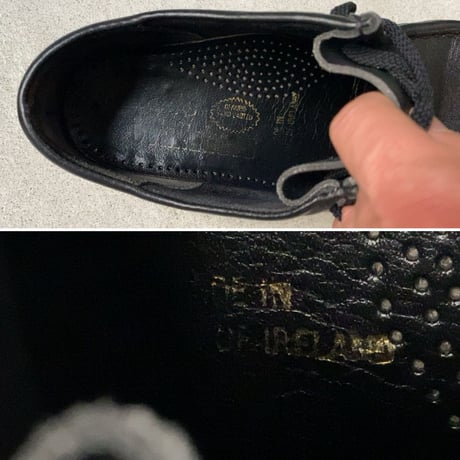 Clarks クラークス   90s オールドクラークス アイルランド製  Wallabees ワラビー ブラック カーフ 付属品有り美品範疇
