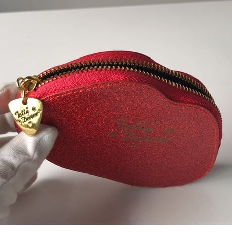 tatty devine タティ ディバインとワイルド&ウルフのコラボ作品、コインパース   唇コインケース  くちびる  クチビル  歯科矯正 モチーフ カードケース  中古美品
