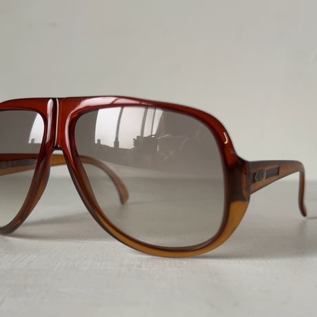 Christian Dior MONSIEUR クリスチャンディオール ムッシュ  ティアドロップサングラス 2038J サイドロゴ  眼鏡  ブラウン  オールドディオール ヴィンテージ 中古美品