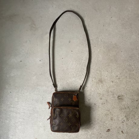 LOUIS VUITTON  ルイヴィトン ミニアマゾン  旧アマゾン  モノグラム  エクレールファスナー レザー摘み付  1970年代  ヴィンテージヴィトン オールドヴィトン 中古美品