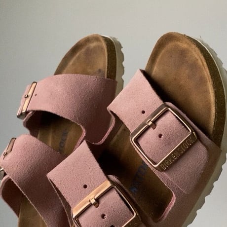 BIRKENSTOCK [ビルケンシュトック] Arizona/アリゾナ 2021年製 ダークピンク size 37 (24cm) 使用頻度浅め 中古美品範疇