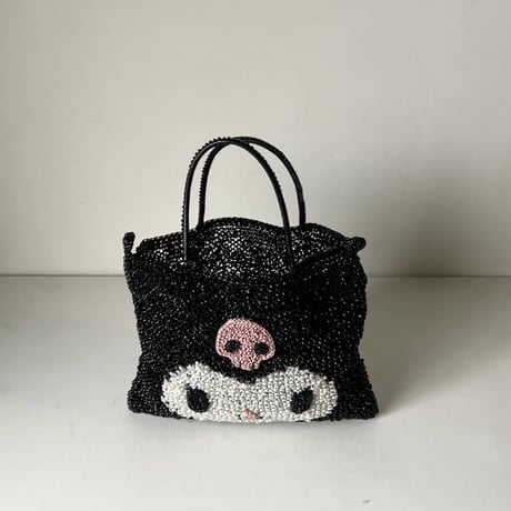 ANTEPRIMA アンテプリマ「クロミ」のワイヤーバッグ  スクエア ラージ  エナメルブラック 保存袋 インボイスあり  中古極美品(未使用品レベル)