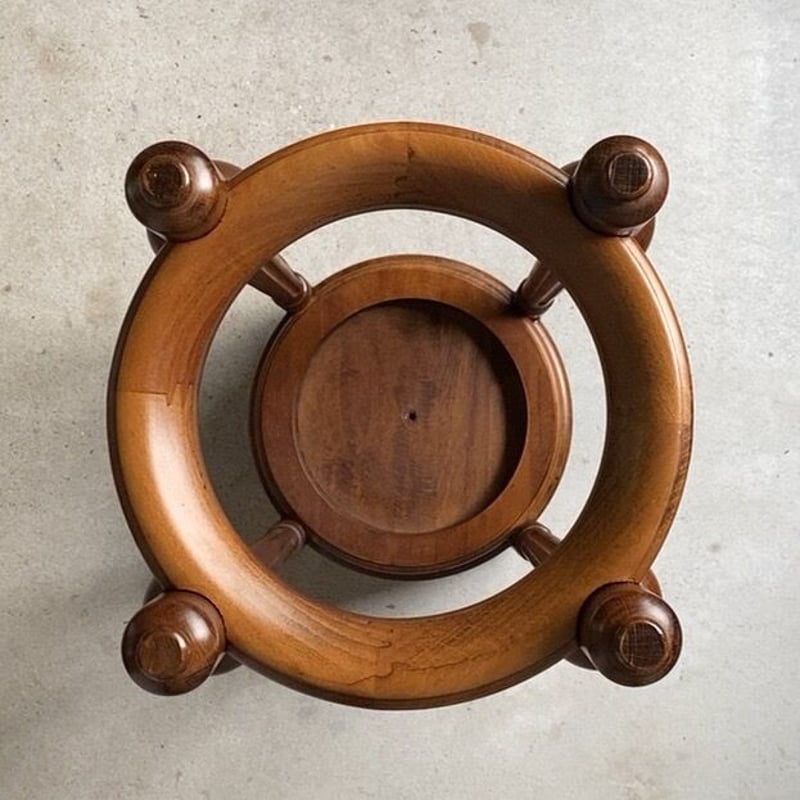 木製無垢傘立て ブナ材木工品 木の傘立て リードレッグ アンブレラ