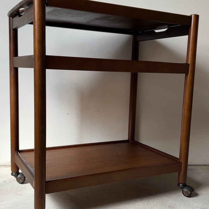 みっちゃんさま専用 キツツキマーク 飛騨産業 天然木 濃茶 キッチンワゴン みっちゃんさま専用 キツツキマーク 飛騨産業 天然木 濃茶