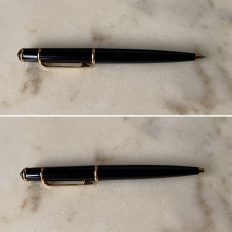 Cartier カルティエ  ディアボロドゥカルティエ  ボールペン  ステーショナリー 文具 ブラックインク ビジネスペン 黒/ゴールド