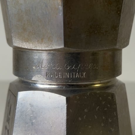 BIALETTI ビアレッティ モカエキスプレス 3カップ 直火式 コーヒーメーカー エスプレッソメーカー マキネッタ 永久定番 1977年製 ヴィンテージ クルジナッロ工場製 下段マーク 中古良品