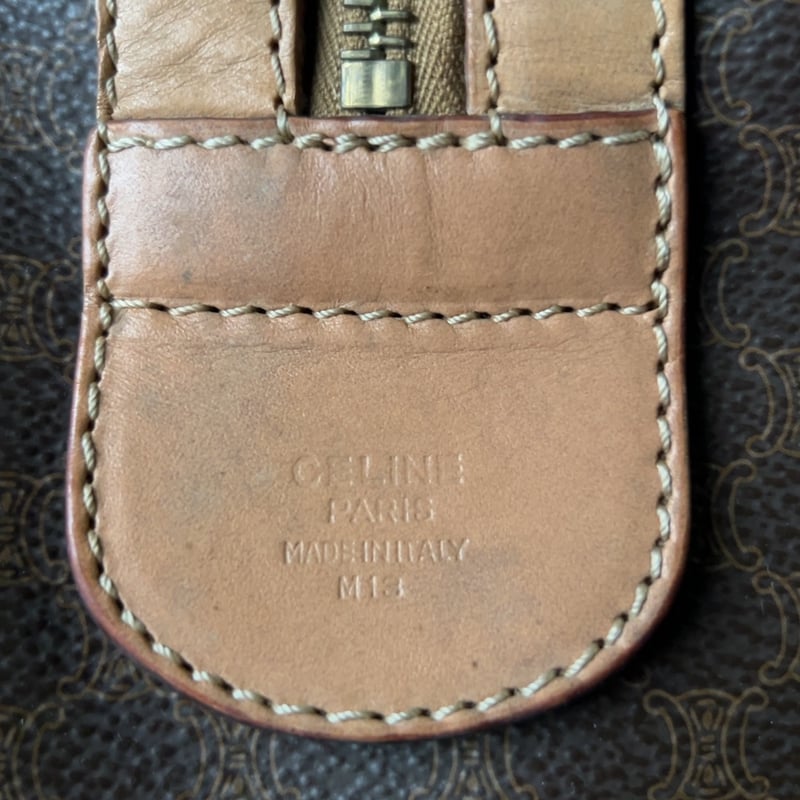 CELINE オールドセリーヌ トリオンフ(マカダム) 総柄 ボストンバッグ