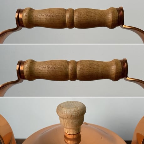 morico モリコ  森井金属製  コッパーケトル 2.3L  銅やかん 銅ケトル 天然木材持ち手＋摘み シンプルデザイン 未使用