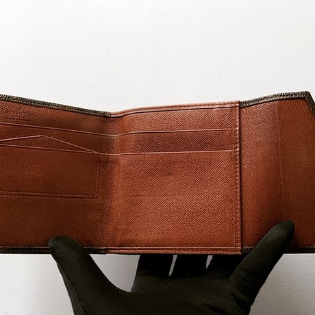 LOUIS VUITTON ルイヴィトン  80sヴィンテージ モノグラム ボルトモネビエ M61660 Wレターフラップコンパクトウォレット 旧型Wフラップ
