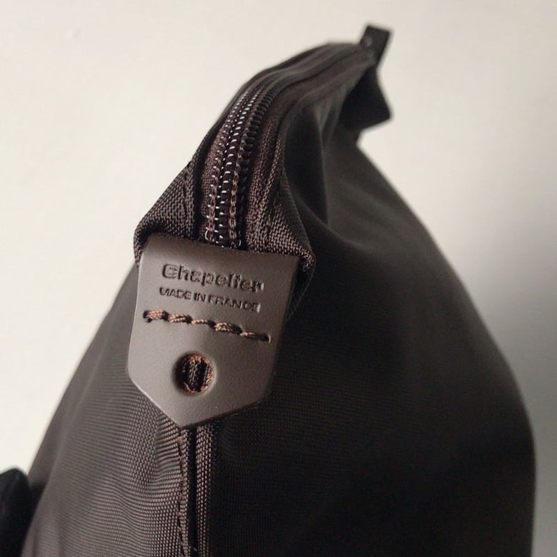 Herve Chapelier エルベシャプリエ トラベルポーチS モカ 2785N