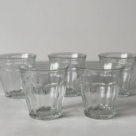 DURALEX デュラレックス / PICARDIE ピカルディ  1160 / 160cc  5個セット  ガラスコップ  定番グラス 耐熱 made in france