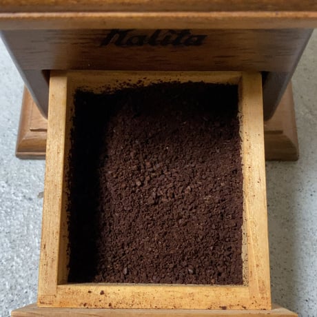 Kalita カリタ ドームミル  木製コーヒーミル 開閉ドーム蓋 珈琲豆グラインダー 小型 手挽き ヴィンテージミル 実動品