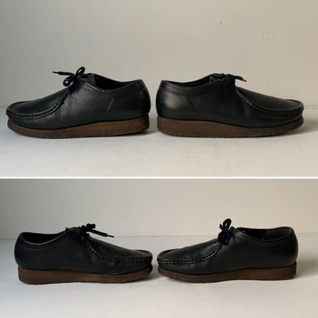 Clarks クラークス   90s オールドクラークス アイルランド製  Wallabees ワラビー ブラック カーフ 付属品有り美品範疇