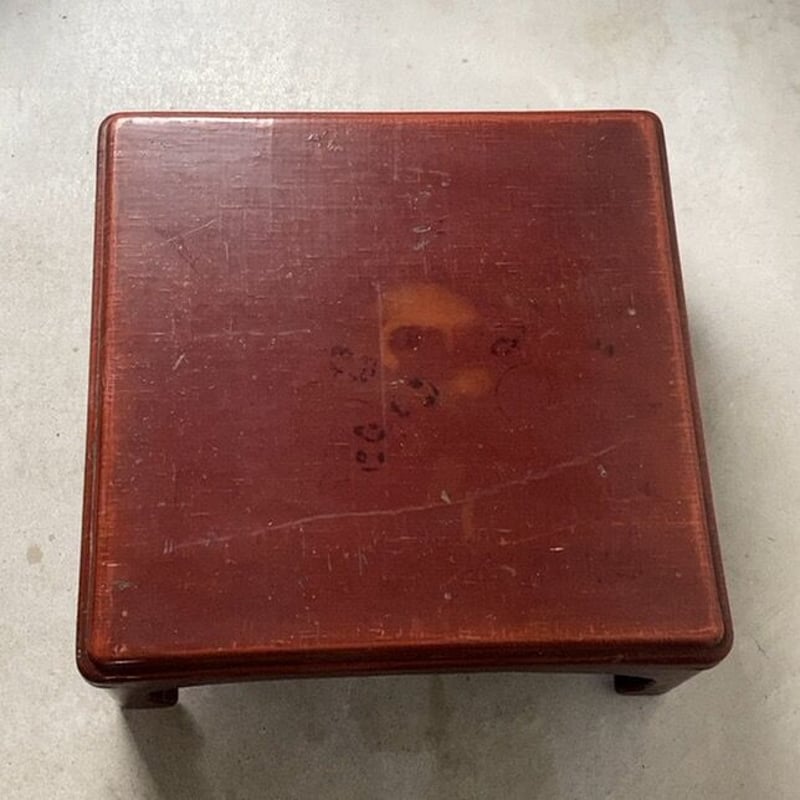 朱漆の古い座卓 65cm根来座卓 ローテーブル ちゃぶ台 アンティーク